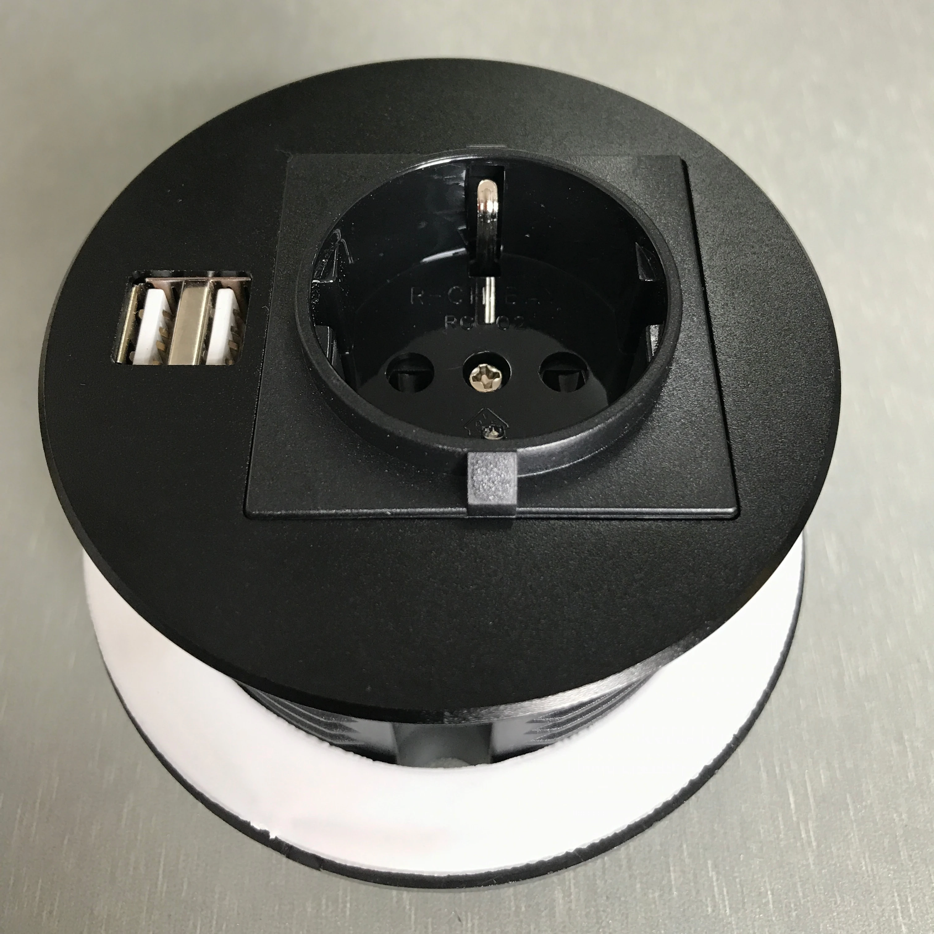 js-z200台式电脑电源插座rj45插座