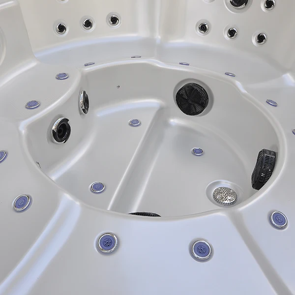 Kingston Pearl White US Acrylic whirlpool Hot Tub Spa Round Premium Hot Tub Spa whirlpool Foot Spa (KGT-JCS-67)