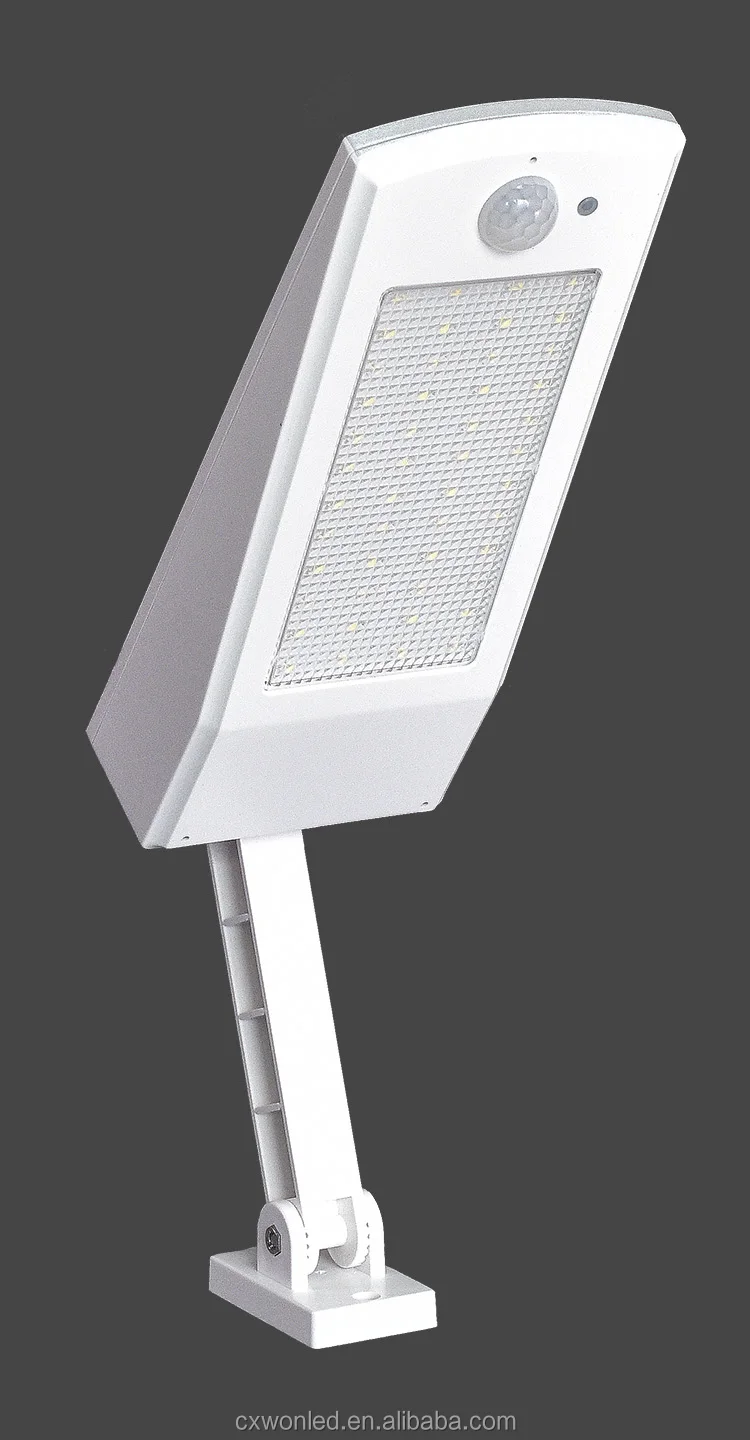 4500mAh PIR Sensor Motion Sensor Solar Street Lamp Angle Adjustable Outdoor Led Solar Garden Light