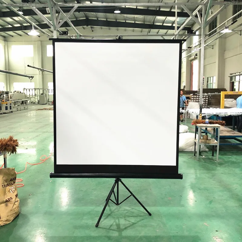Mobile Tripod Stand Meeting Projection Screen Tripod Projector Screen