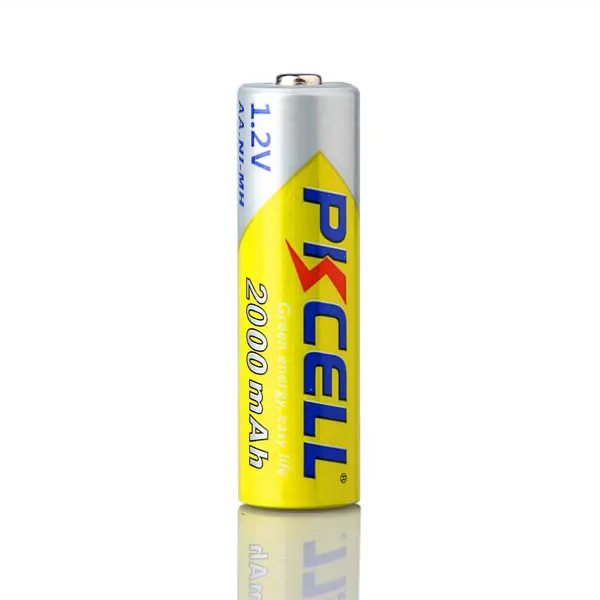 1000 Cycles life PKCELL aa nimh 1.2v 2000mah rechargeable battery for