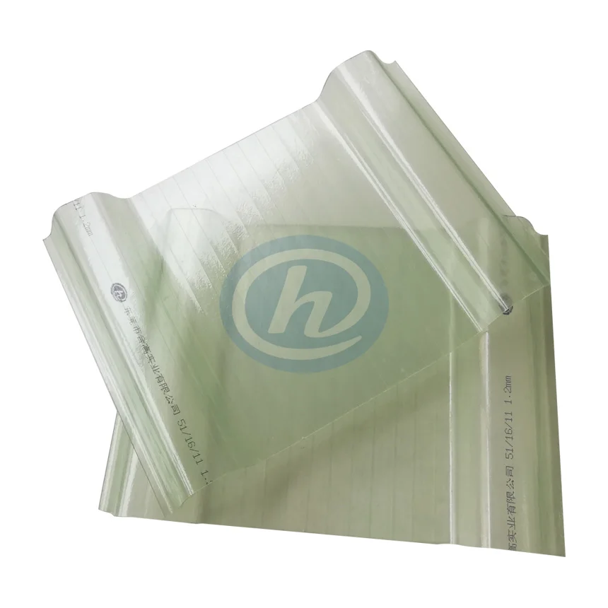 Полупрозрачный лист гофрированный стекловолоконная черепица