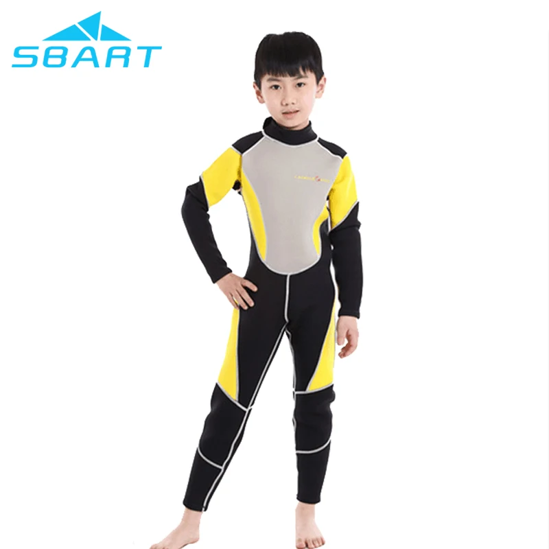 Sciame KID Muta 3MM Bambino Junior Surf Nuoto Giallo/Nero Unisex età 5-6 