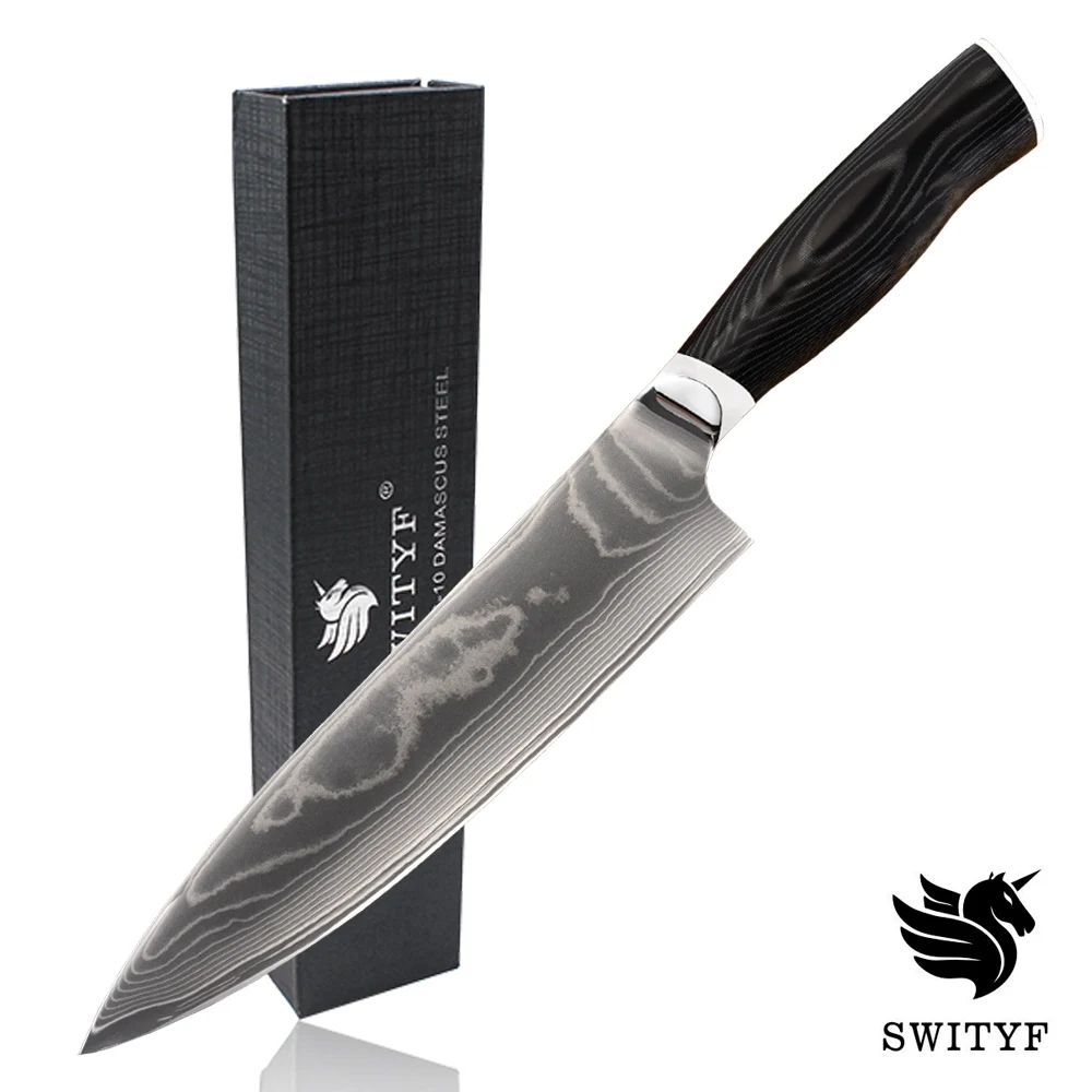 
Кухонные заготовки из дамасской стали, 8 дюймов 