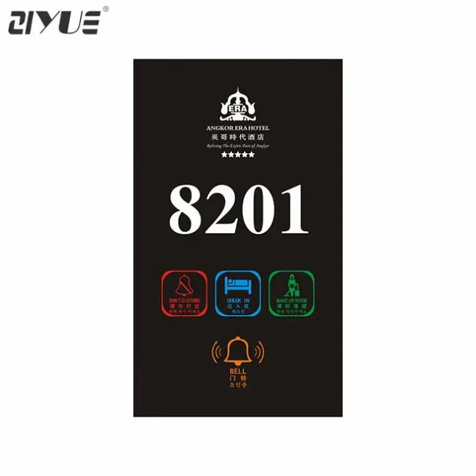 Modern Design Electronic Do Not Disturb Light Switch Wireless Doorbell Plug Power Source Hotels Guests Apartments Schools Villas