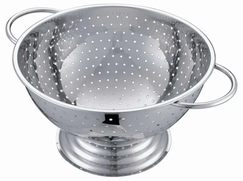 High Quality Stainless Steel 304 Fruit Vegetable Rice Colander Stainer ...