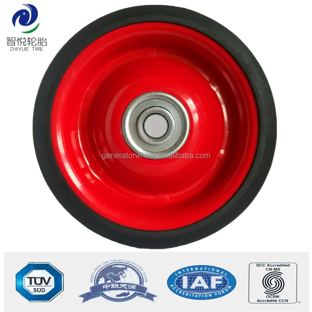 4 Inch Metal Toy Rubber Wheels Tires