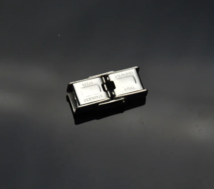 
Оптовая продажа, Ювелирная фурнитура BX993 из нержавеющей стали, безопасная Пряжка для кожаного шнура, браслета, застежка-бабочка 