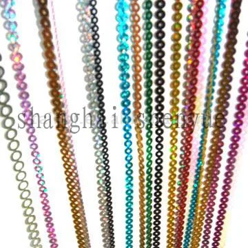 3mm 4mm 5mm 6mm Flat Round Embioardery PET Sequin