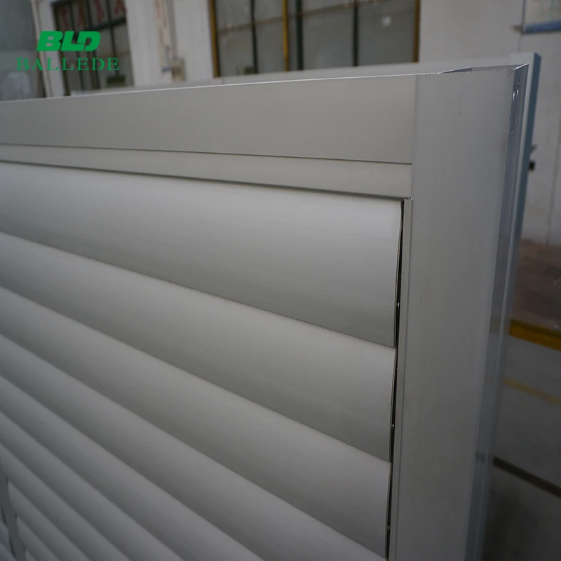 Motorized/automatic Aluminium Louvre Oval Shape Sunshade Louver
