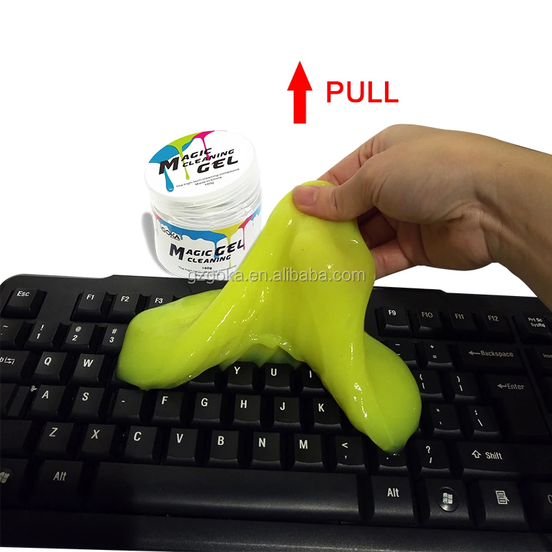 Magic Soft Sticky Clean Glue Gum Silica Gel for Computer Keyboard Car Cleaner