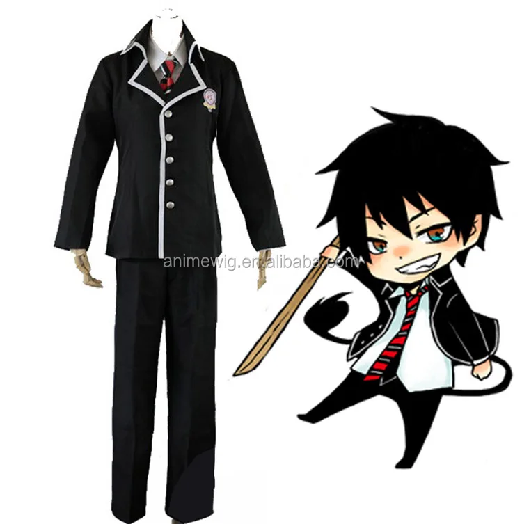 Japanese Hot Popular Anime Ao No Exorcist Black High School Uniform Whole  Set Clothes Cosplay Costume For Boys - Buy Japanese Cosplay Costumes,Free  Costume,Cosplay Costume For Men Product on 