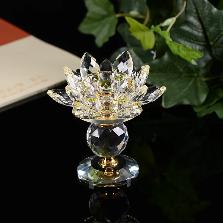 Цветок лотоса хрустальный