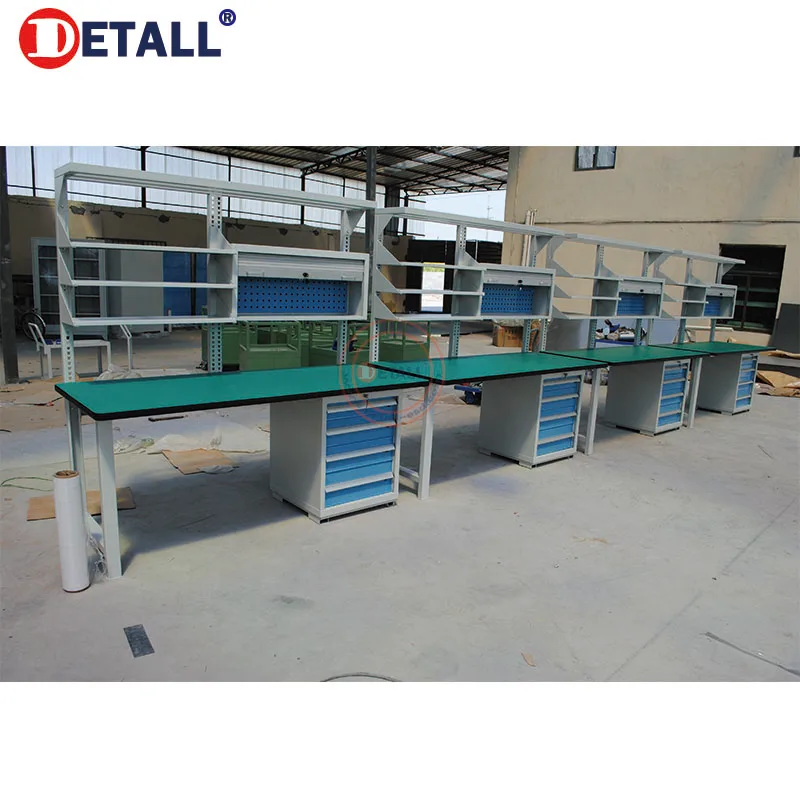 modern assembly industrial desk work bench industrial workshop table ...