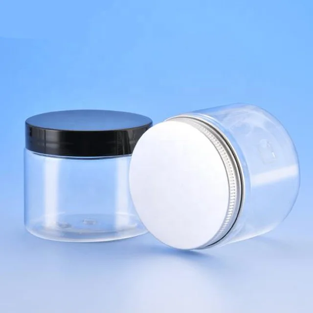 500ml Wide Mouth Clear Pet Ice Cream Jars Food Container Jars