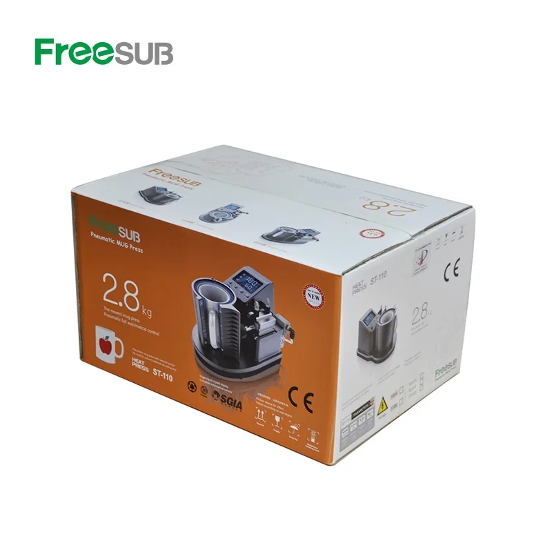 Freesub空気マグカップヒートプレス機コーヒーマジックカップ