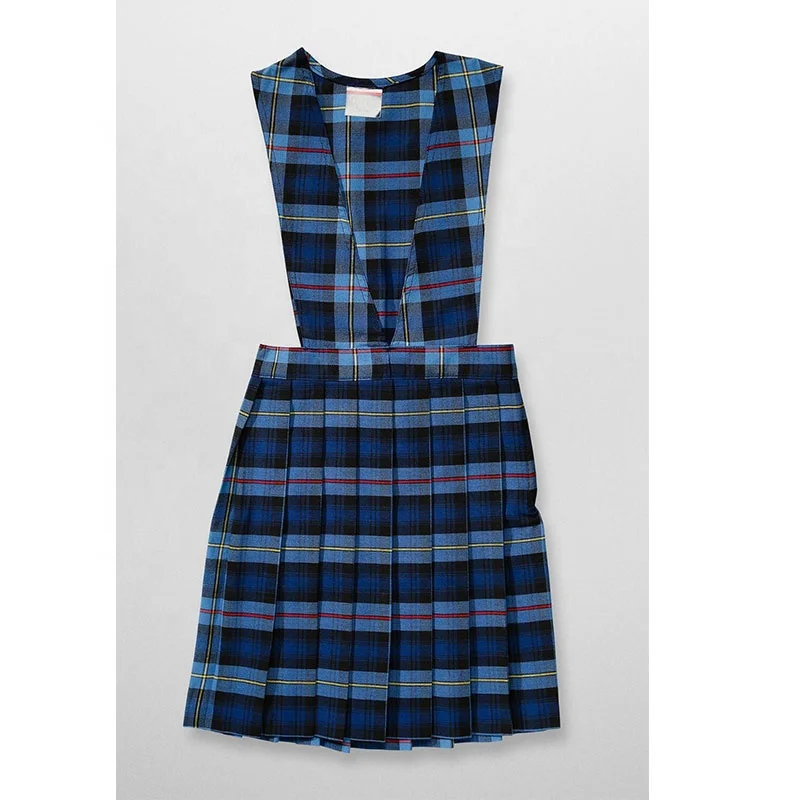 Tartan Sleeveless Pinafore Dress Primary School Uniform
