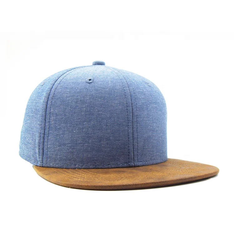 Buy Custom Suede Brim Snapback Hats 