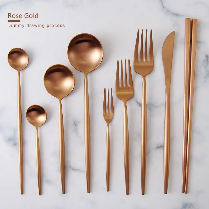 Royal 304 (18/10) Slim Waist Dinnerware Table Cutlery Set