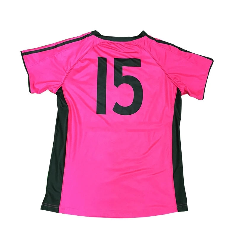 Bulk Black Blank Soccer Jerseys 