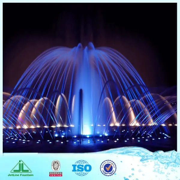 Large Water Fountain Design With Underwater LED Lights For Fountains