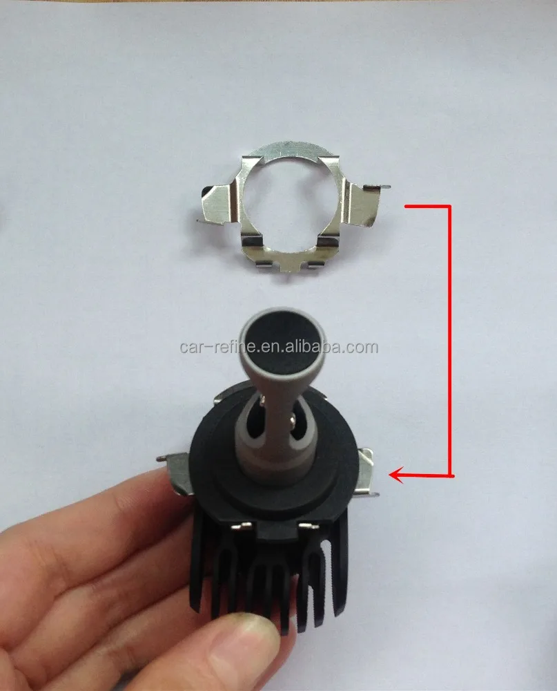 Adattatore Faro LED H7 - 2 Pezzi, Copertura Di Tenuta Per VW Tiguan MK7, Nero - Foto 4