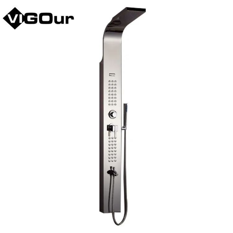 Высокопрочный поставка фабрики водопад 4 подъездных путей переключающий клапан смарт-набор для ванной душевая панель из нержавеющей