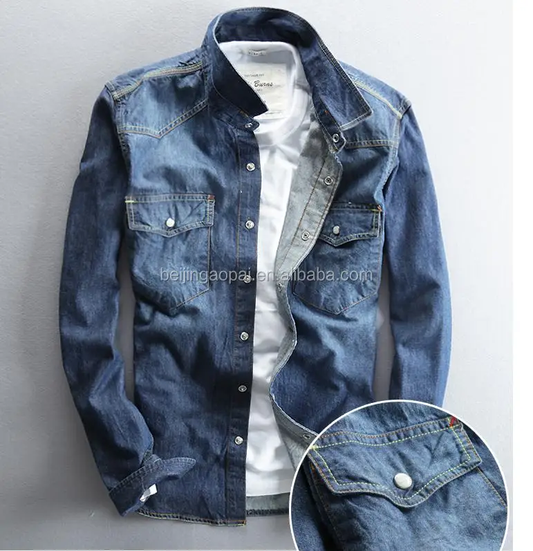 jeans shirt for men