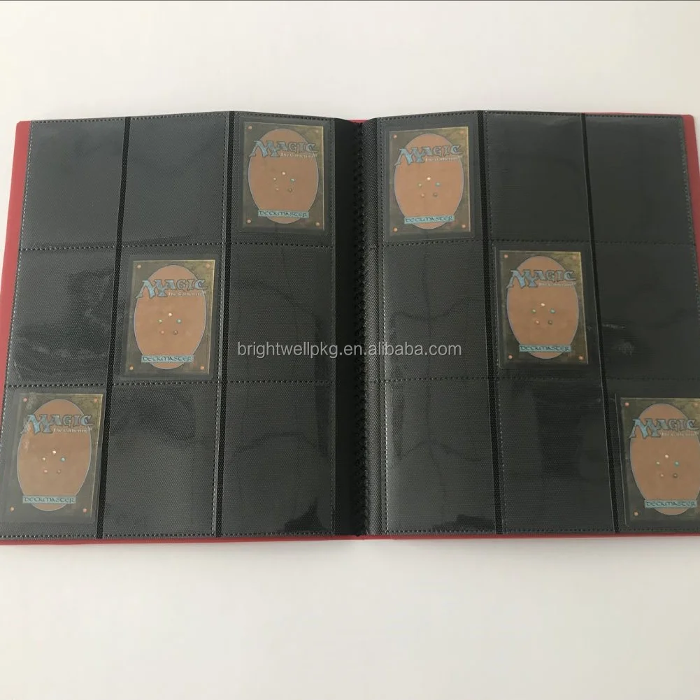 
Pro-Folio 9-Pocket Red Gaming Card Collectors Portfolio 