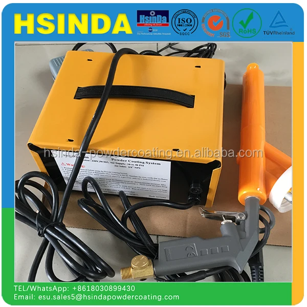 Оптовая продажа, Дешевая портативная машина для порошкового покрытия 120-240 В переменного тока, 50-60 Гц, для личного домашнего использования, для самостоятельного тестирования, мини-пистолет-распылитель, оборудование