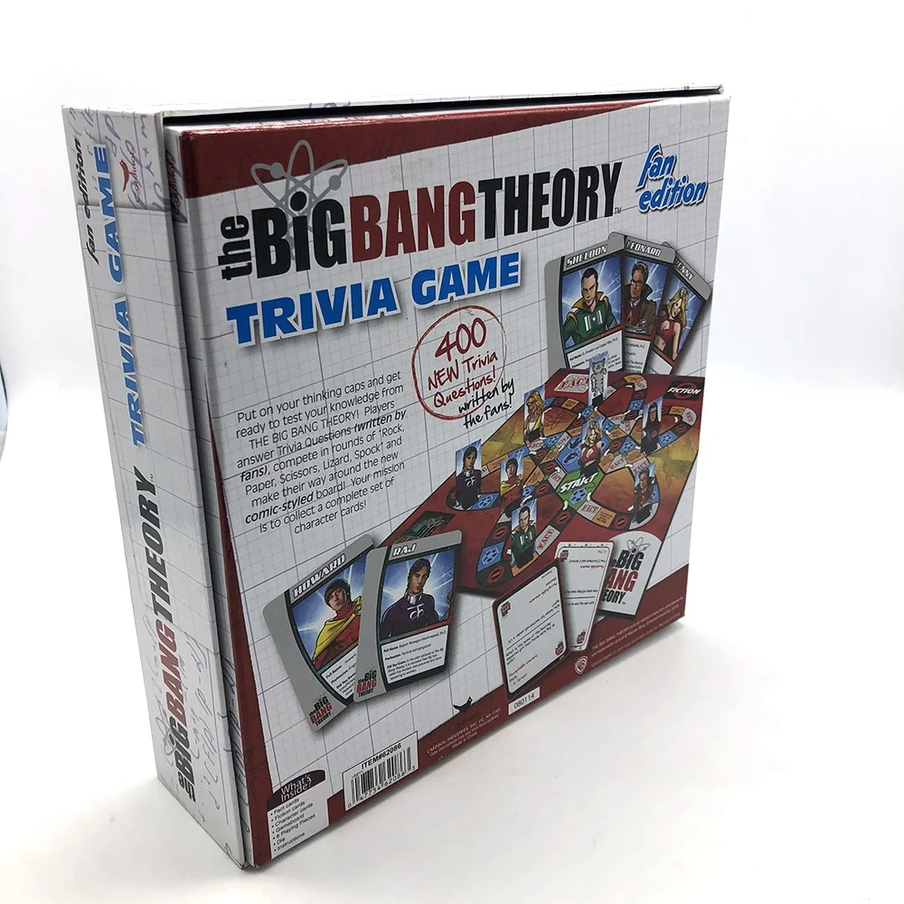 
Новый дизайн, изготовленная на заказ интеллектуальная настольная игра, печатная картонная игра, производитель в Китае 