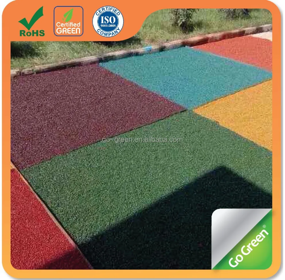 Go Green Colorful Asphalt Prices for Red Yellow Green Blue