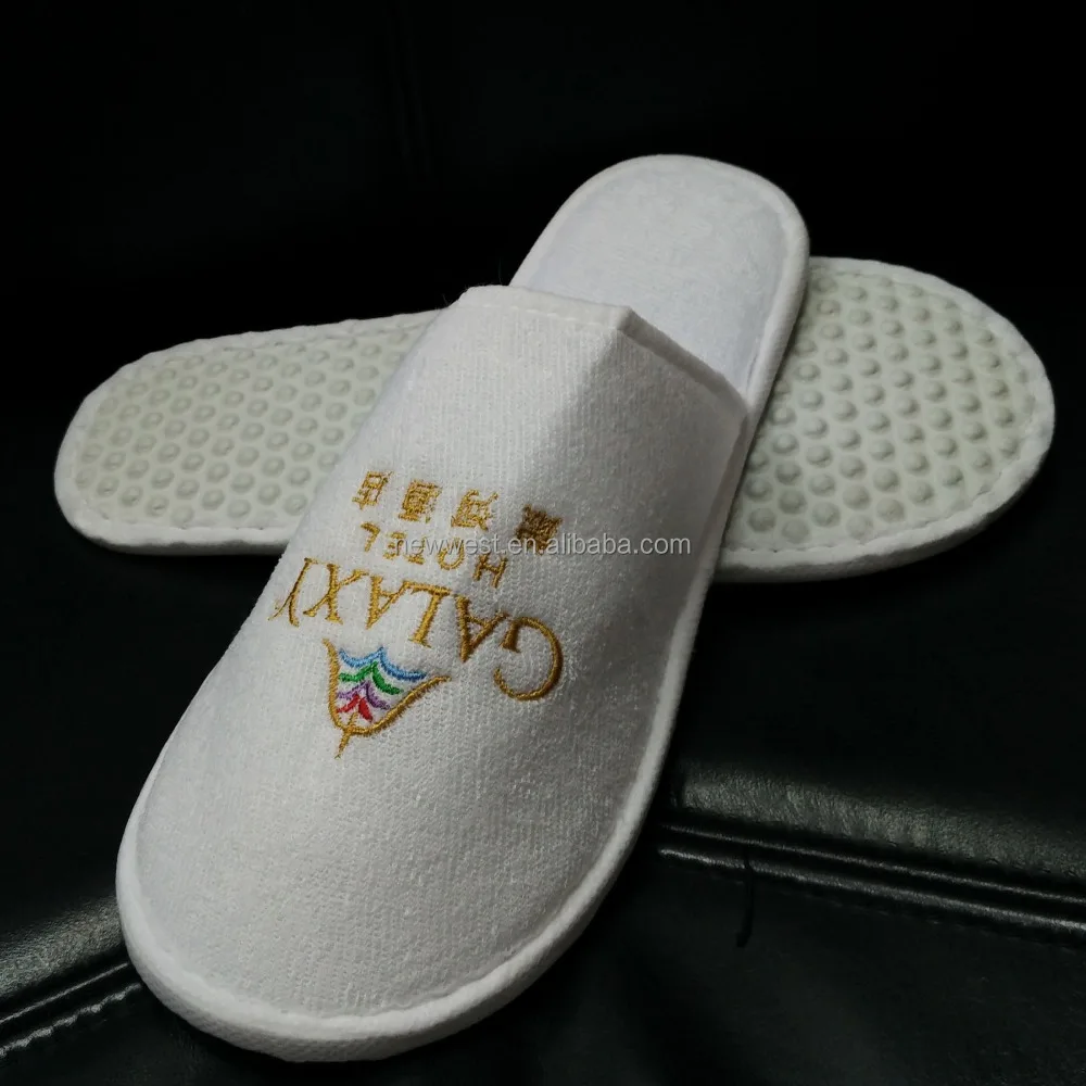 custom embroidered slippers