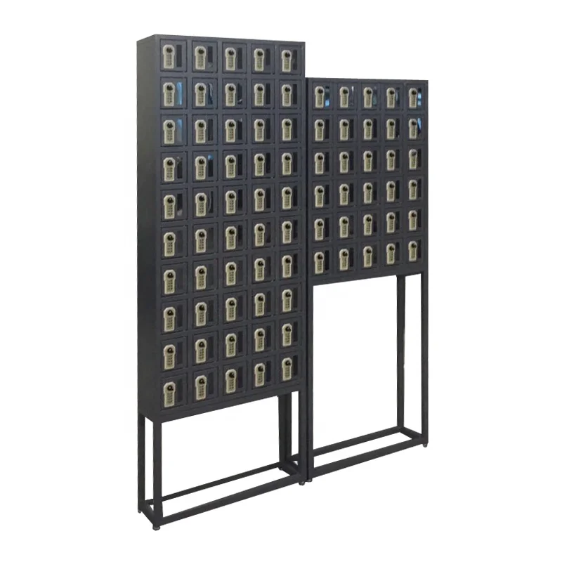 Customized Metal Cellphone Locker with Stand for Handphone 30 Doors or 50 Doors