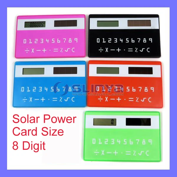 
ЖК-дисплей 1,1 дюйма мини-калькулятор на солнечной энергии 