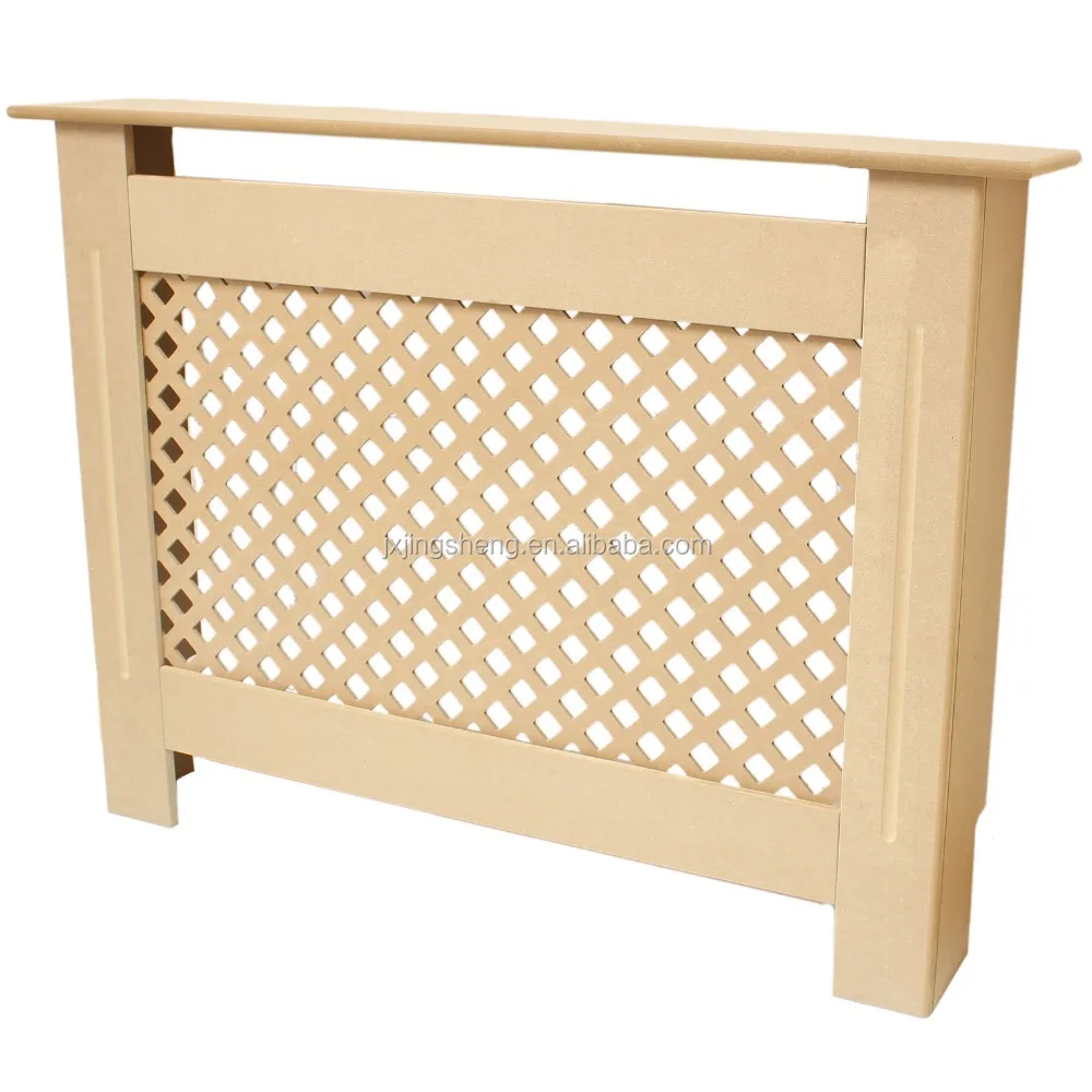 Unpainted MDF Radiator Cover Heater Home Radiator Cover