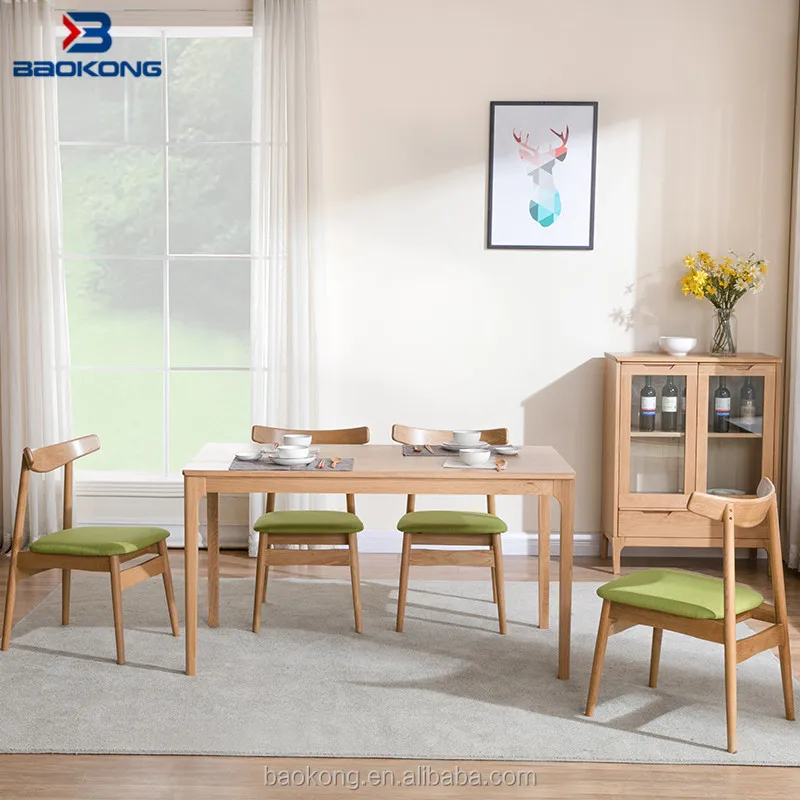 Modern Dining Table Set With 4 Dining Chair