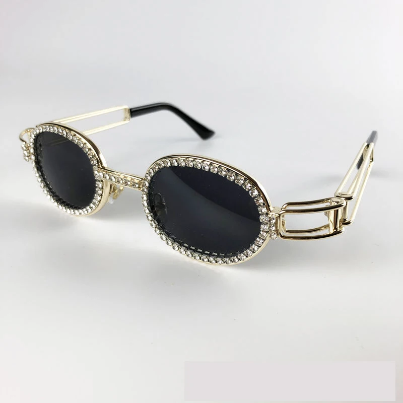 Gafas de diamantes para mujeres lujosas gafas de sol demujer 