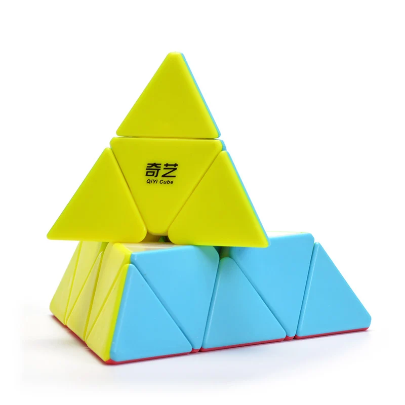 Qiyi Mastermorphix Triangle XieZhuan Megamin Stickerless Magic Speed Cube Set Packing Gift Educational Toys for Kids
