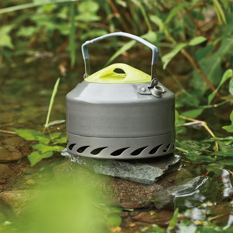 Kingpool Compact Heat Exchanger Outdoor Camping Kettle Coffee Pot