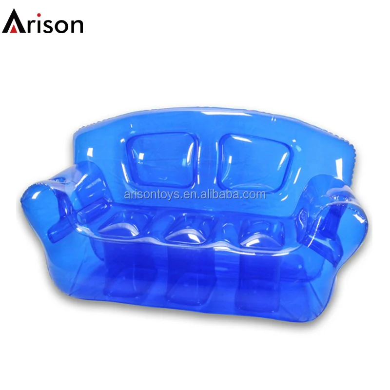 inflatable sofa blue