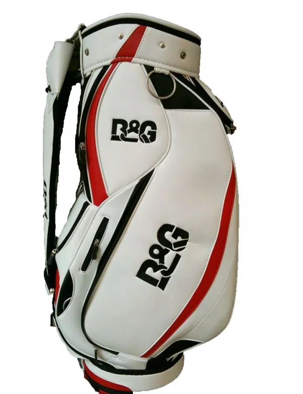 ping white leather golf bag