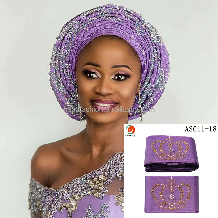 Regular le Sold as one piece in a bag Nigerian Gele/headtie in assorted colors