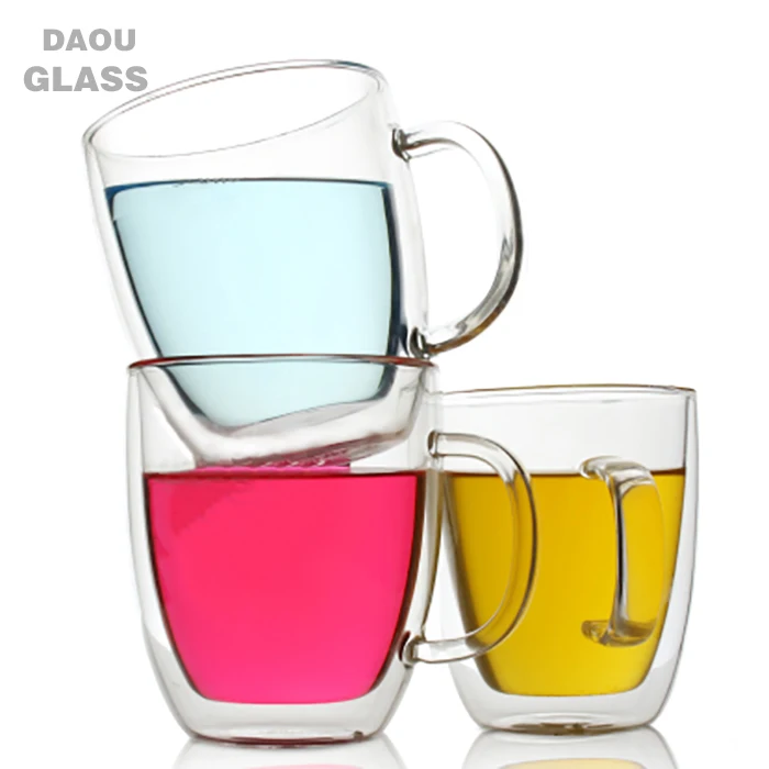 Double-layer Heat Resistant Glass Coffee/juice Cup With Eternal