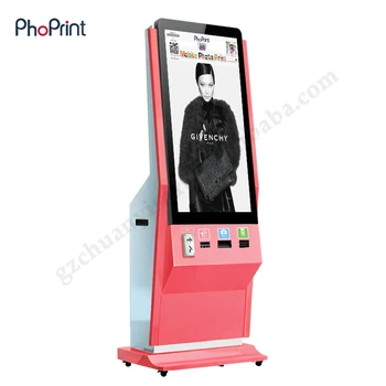 Photo Vending Machine Post Free Ads Large Screen Portable Hd Player Kiosk Equipment Photo Booth Printer