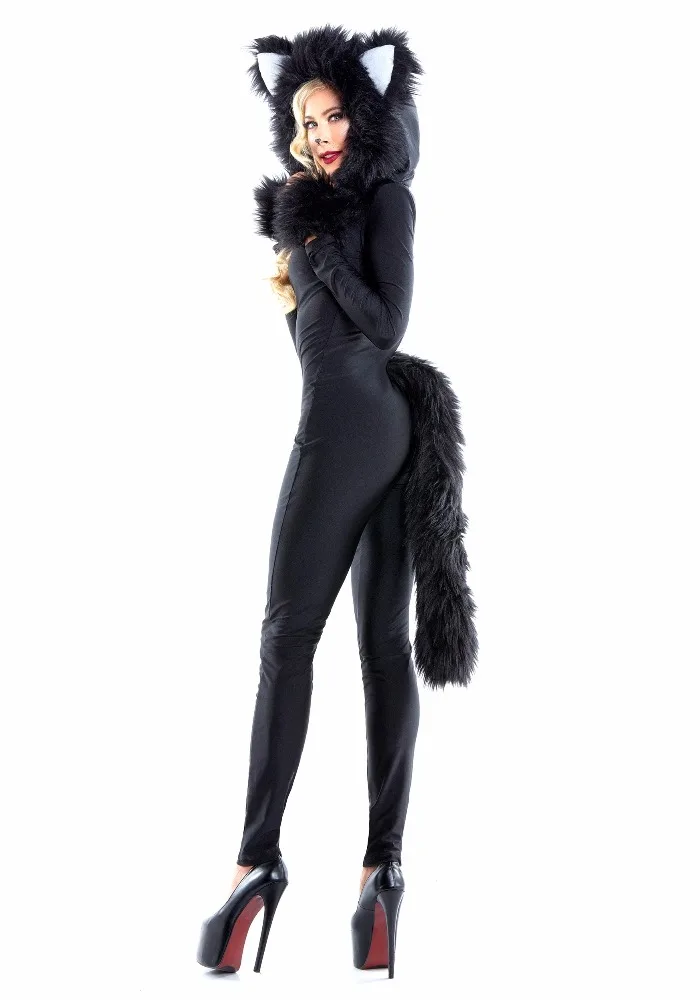 Костюм женщины кошки на хэллоуин