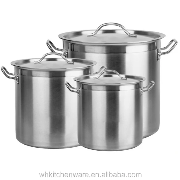 100 Liter Cooking Pots Large Commercial Jacketed Industrial Stainless Steel  Cookware - China Large Stainless Steel Cooking Pots, 100 Liter Cooking Pots