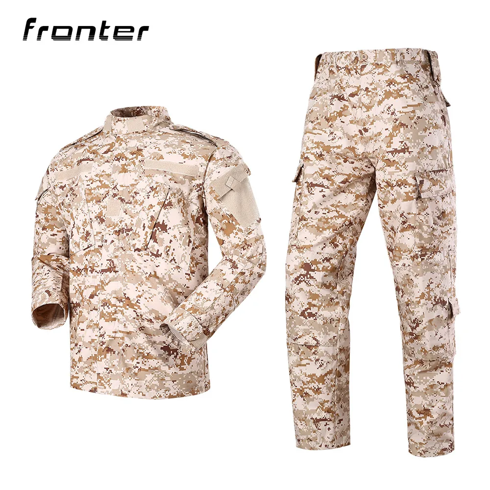 Tactical ACU Uniform Digital Desert Men Camouflage Suit Uniform