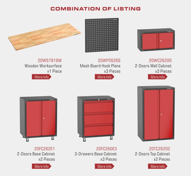 thumbnail image 2 of GLG6000E Premium Garage Workbench Workstation Tool Cabinet Tool Chest 2 of 14