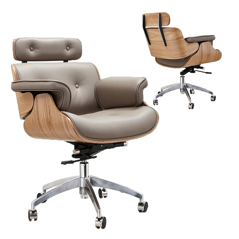 New Design Best Selling High Quality Ergonomic Leather Wooden Cross Back  Office Reclining Chair And Desk Parts For Fat People - Buy High Quality  Wooden Chair,Chair Office,Ergonomic Office Chair Parts Product on